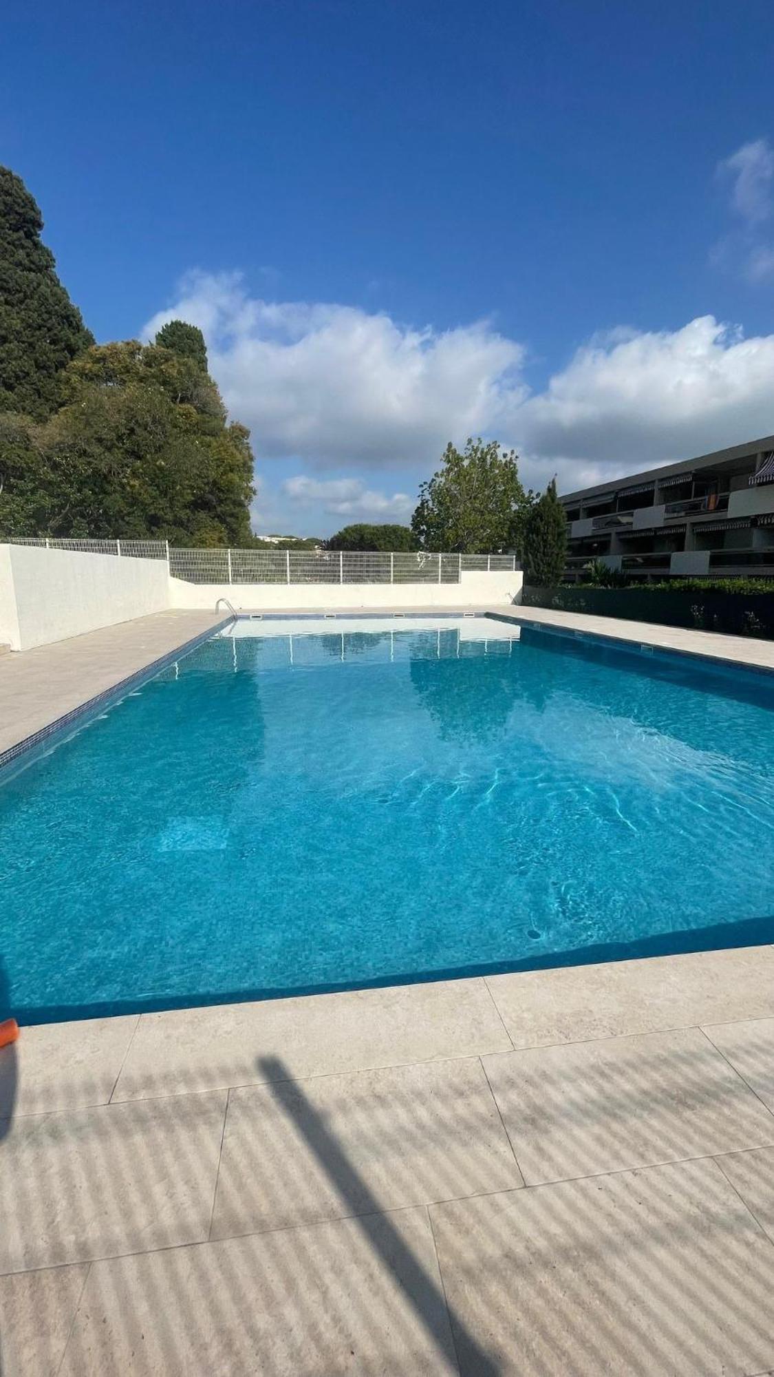 Joli Studio Vue Mer, Piscine, Tennis, Parking Antibes Buitenkant foto